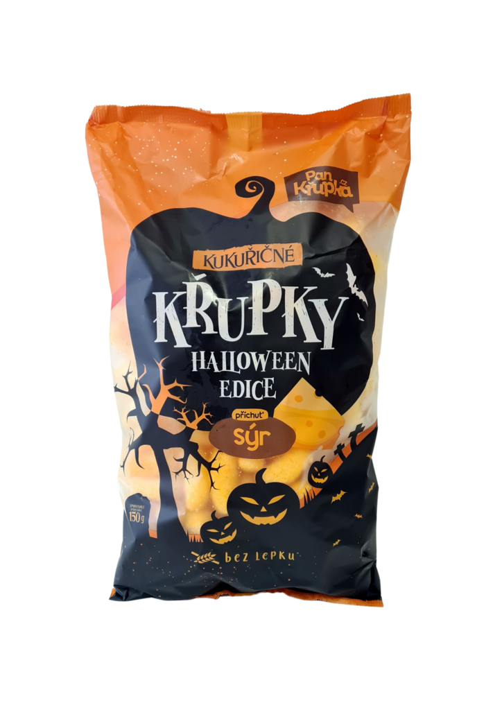 Kukuřičné křupky Halloween se sýrem 150 g 